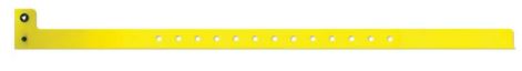 Yellow 1/2" Plastic Wristband main image
